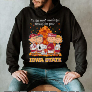 Iowa State Cyclones x Peanuts Fall T Shirt It’s the Most Wonderful Time of the Year