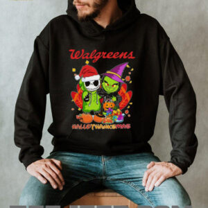 Jack Skellington And Grinch x Walgreens Happy HalloThanksMas Turkey Logo Tee