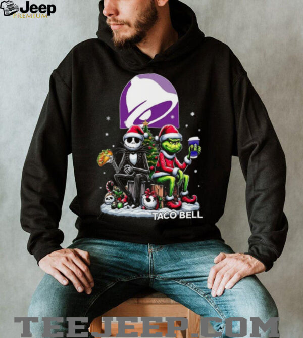 Jack Skellington Grinch Waffle House Christmas Santa Mashup T Shirt