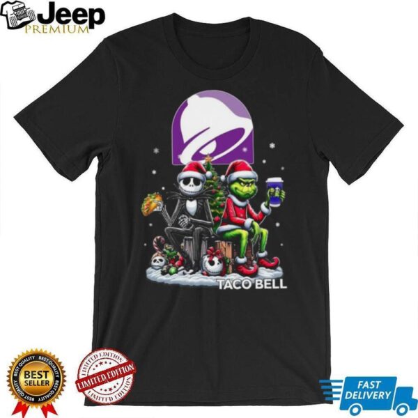 Jack Skellington Grinch Waffle House Christmas Santa Mashup T Shirt