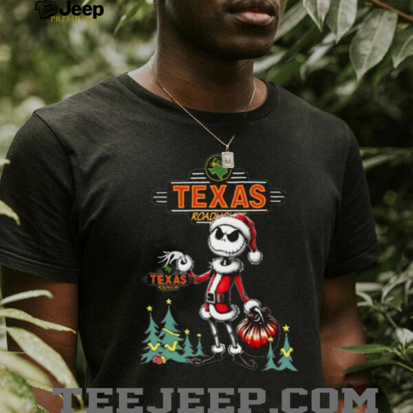 Jack Skellington Texas Roadhouse Funny Christmas The Nightmare Before Christmas Holiday T Shirt