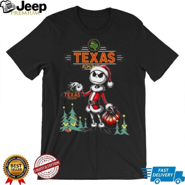 Jack Skellington Texas Roadhouse Funny Christmas The Nightmare Before Christmas Holiday T Shirt