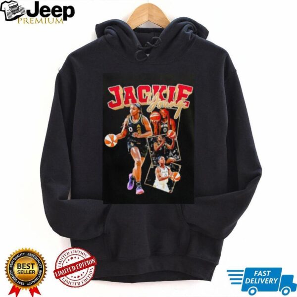Jackie Young Las Vegas Aces women’s basketball shirt