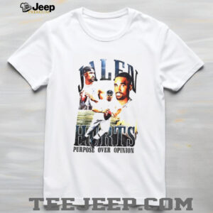 Jalen Hurts Purpose Over Opinion Philadelphia Eagles Super Bowl NFL graphic shirt