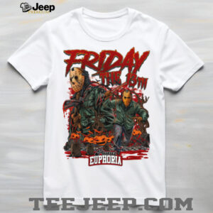 Jason Voorhees Friday The 13th Horror Planet Euphoria T Shirt