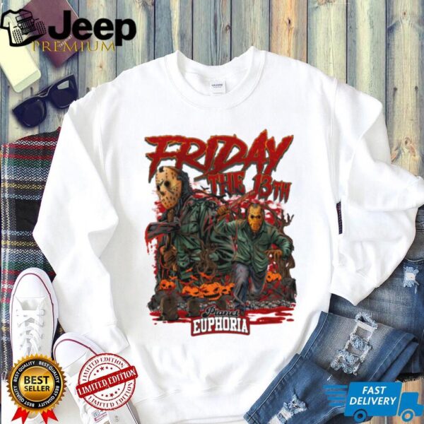 Jason Voorhees Friday The 13th Horror Planet Euphoria T Shirt