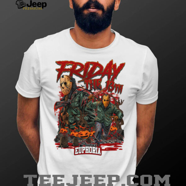 Jason Voorhees Friday The 13th Horror Planet Euphoria T Shirt