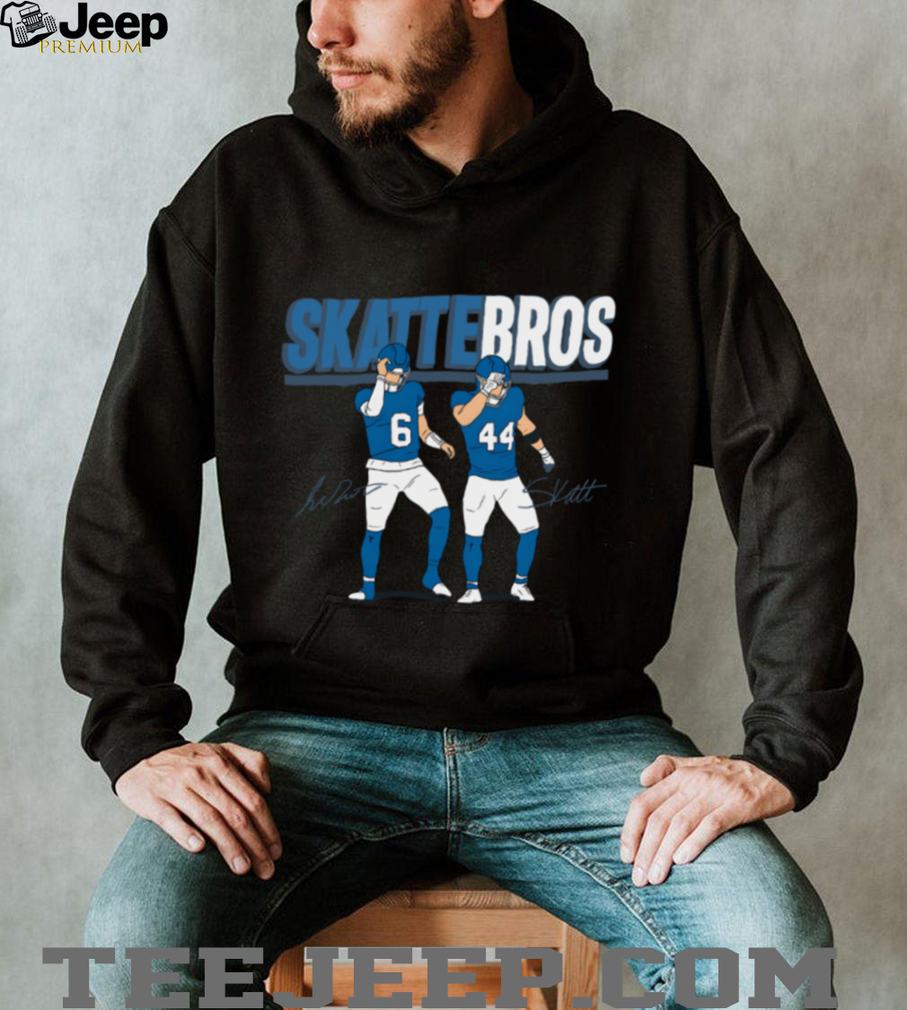 Jaxson Dart And Cam Skattebo Skattebros Hoodie Jaxson Dart And Cam Skattebo Skattebros Hoodie