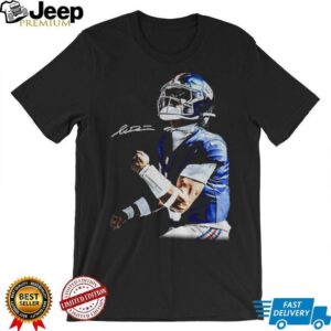 Jaxson Dart Aura New York Giants NFL Football signature shirt