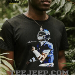 Jaxson Dart Aura New York Giants NFL Football signature shirt