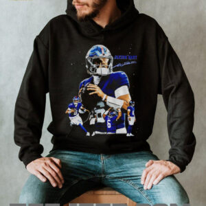 Jaxson Dart The Arrival New York Giants NFL Football signature graphic shirt