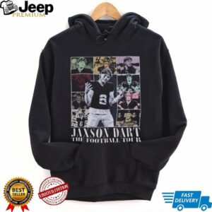 Jaxson Dart Vintage New York Giants Football Eras Tour shirt