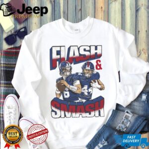 Jaxson Dart and Cam Skattebo Flash and Smash T Shirt