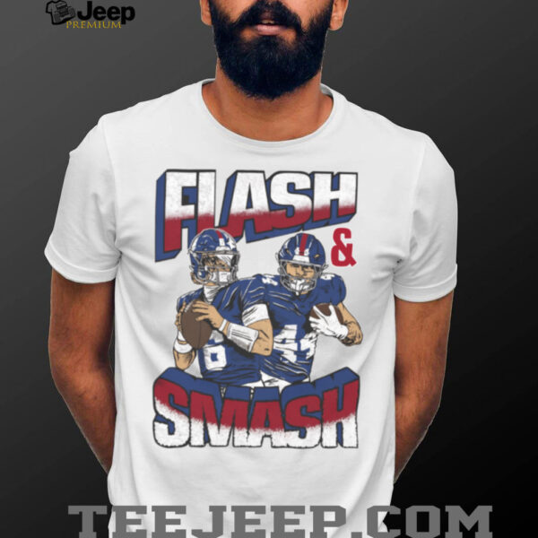 Jaxson Dart and Cam Skattebo Flash and Smash T Shirt