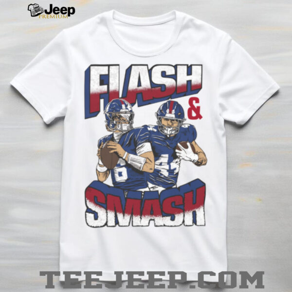 Jaxson Dart and Cam Skattebo Flash and Smash T Shirt