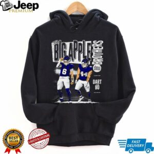 Jaxson Dart and Cam Skattebo New York Giants Big Apple Brothers shirt