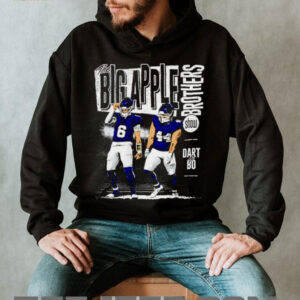 Jaxson Dart and Cam Skattebo New York Giants Big Apple Brothers shirt