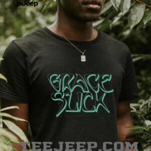 Jefferson Airplane Merch Grace Slick Logo TShirt