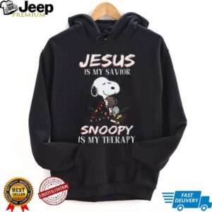 Jesus Is My Savior Snoopy Is My Therapy Tee