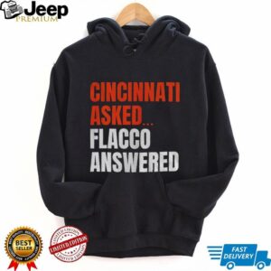 Joe Flacco Cleveland Browns Cincinnati Asked Flacco Answered Football shirt