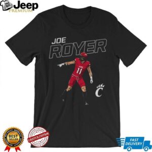 Joe Royer cartoon 11 Cincinnati Bearcats Football posing shirt