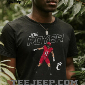 Joe Royer cartoon 11 Cincinnati Bearcats Football posing shirt