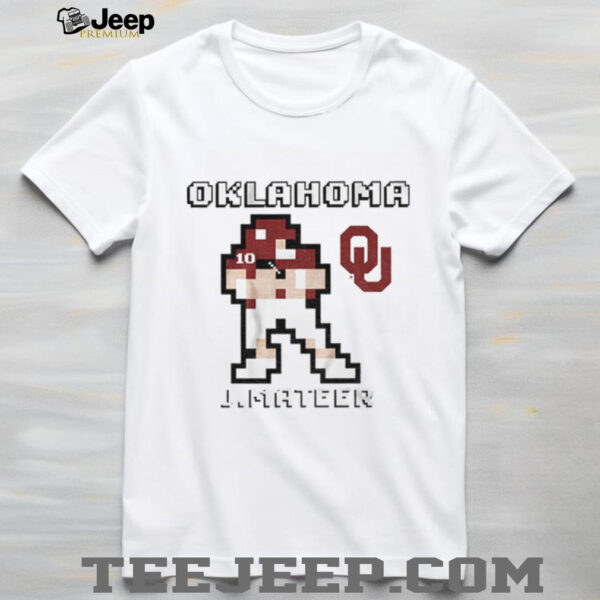 John Mateer 8 bit Retro Baller Indiana Hoosiers Football 2025 shirt