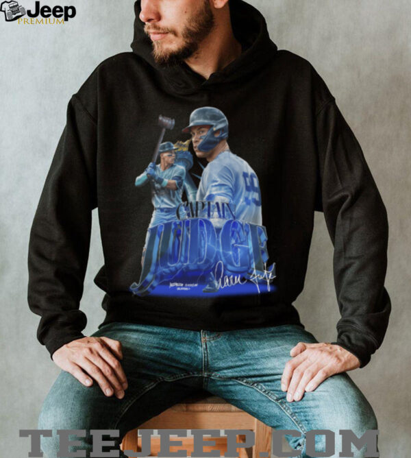 Jomboy Media Shop New York Yankees Captain Judge T Shirt