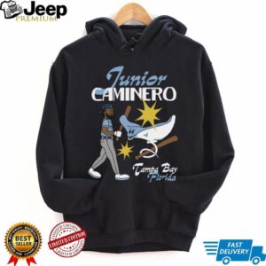 Jomboy Media Shop Tampa Bay Rays Junior Caminero Superstar Cartoon T Shirt