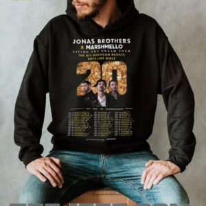Jonas Brothers Living The Dream Tour 2025 Shirt