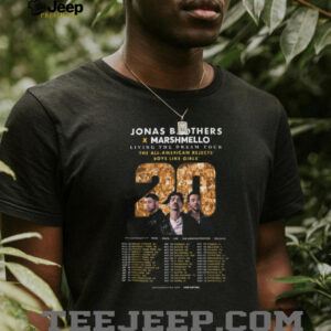 Jonas Brothers Living The Dream Tour 2025 Shirt