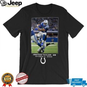 Jonathan Taylor Indianapolis Colts NFL Flash Features Week 5 T Shirt