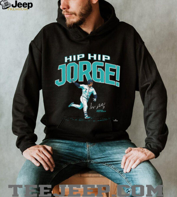 Jorge Polanco Hip Hip Jorge The Clincher Seattle Mariners TShirt