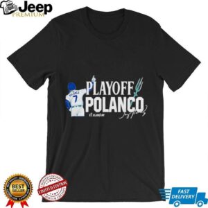 Jorge Polanco Playoff Polanco Seattle Mariners baseball 2025 signature shirt