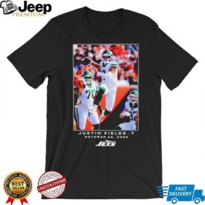 Justin Fields New York Jets NFL Flash Features Week 8 photo shirt