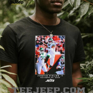 Justin Fields New York Jets NFL Flash Features Week 8 photo shirt
