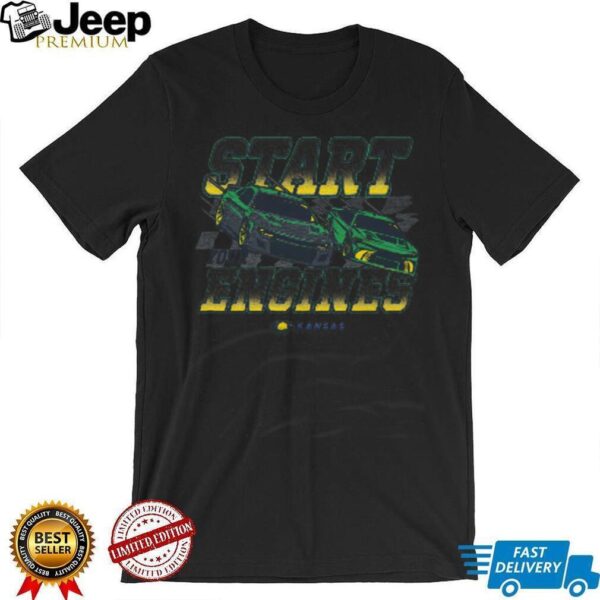 KS Speedway Start Your Engines White T Shirt