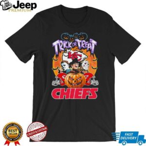Kansas City Chiefs x Horror Movies Halloween Trick or Treat shirt