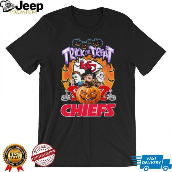 Kansas City Chiefs x Horror Movies Halloween Trick or Treat shirt