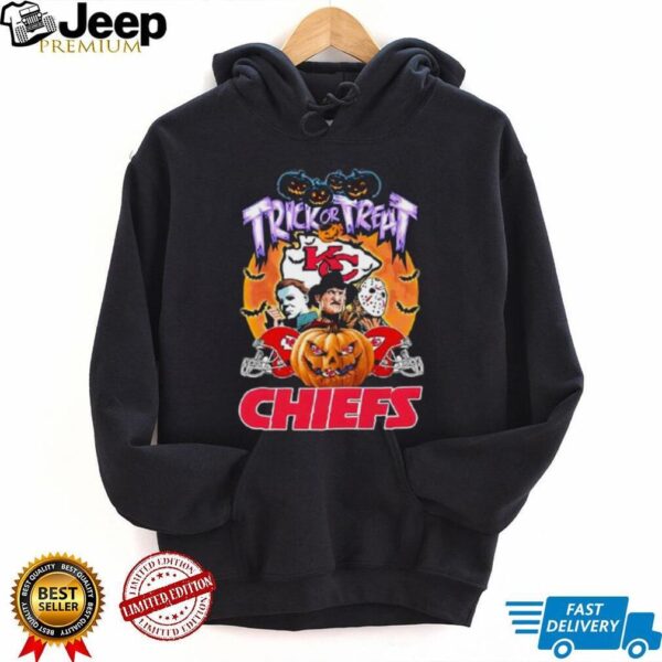 Kansas City Chiefs x Horror Movies Halloween Trick or Treat shirt