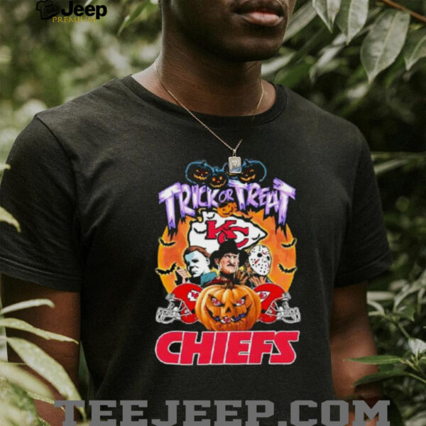 Kansas City Chiefs x Horror Movies Halloween Trick or Treat shirt