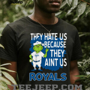 Kansas City Royals Grinch Christmas They Hate Us Ain’t Us T Shirt