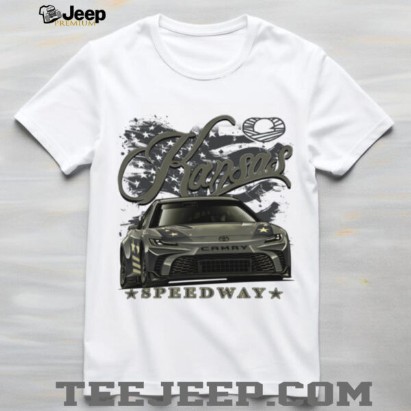 Kansas Speedway Americana Patriotic Car Graphic TShirt