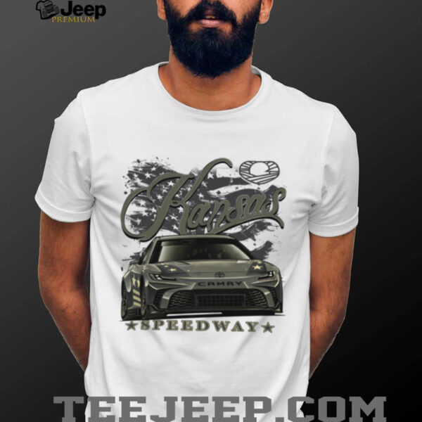 Kansas Speedway Americana Patriotic Car Graphic TShirt