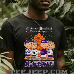 Kansas State Wildcats x Peanuts Fall T Shirt It’s the Most Wonderful Time of the Year Kansas State Wildcats x Peanuts Fall T Shirt It’s the Most Wonderful Time of the Year