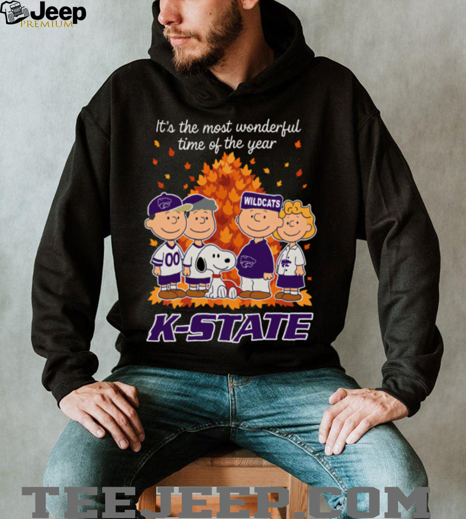 Kansas State Wildcats x Peanuts Fall T Shirt It’s the Most Wonderful Time of the Year Kansas State Wildcats x Peanuts Fall T Shirt It’s the Most Wonderful Time of the Year
