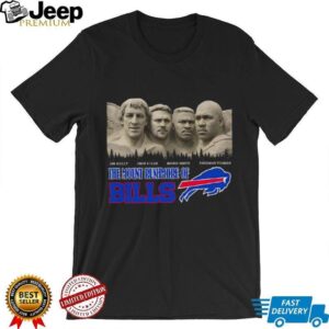 Kelly Allen Smith Thomas the mount rushmore of Buffalo Bills shirt