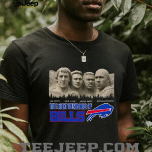 Kelly Allen Smith Thomas the mount rushmore of Buffalo Bills shirt