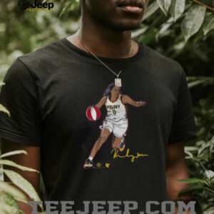 Kelsey Mitchell Superstar Pose Indiana WNBA T Shirt