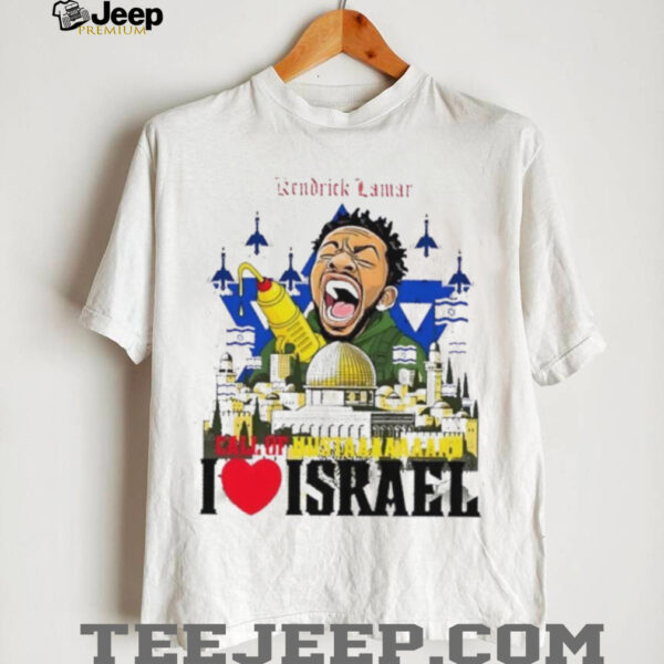 Kendrick Lamar I love Israel graphic shirt